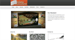 Desktop Screenshot of louisianamonument.com