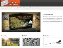 Tablet Screenshot of louisianamonument.com